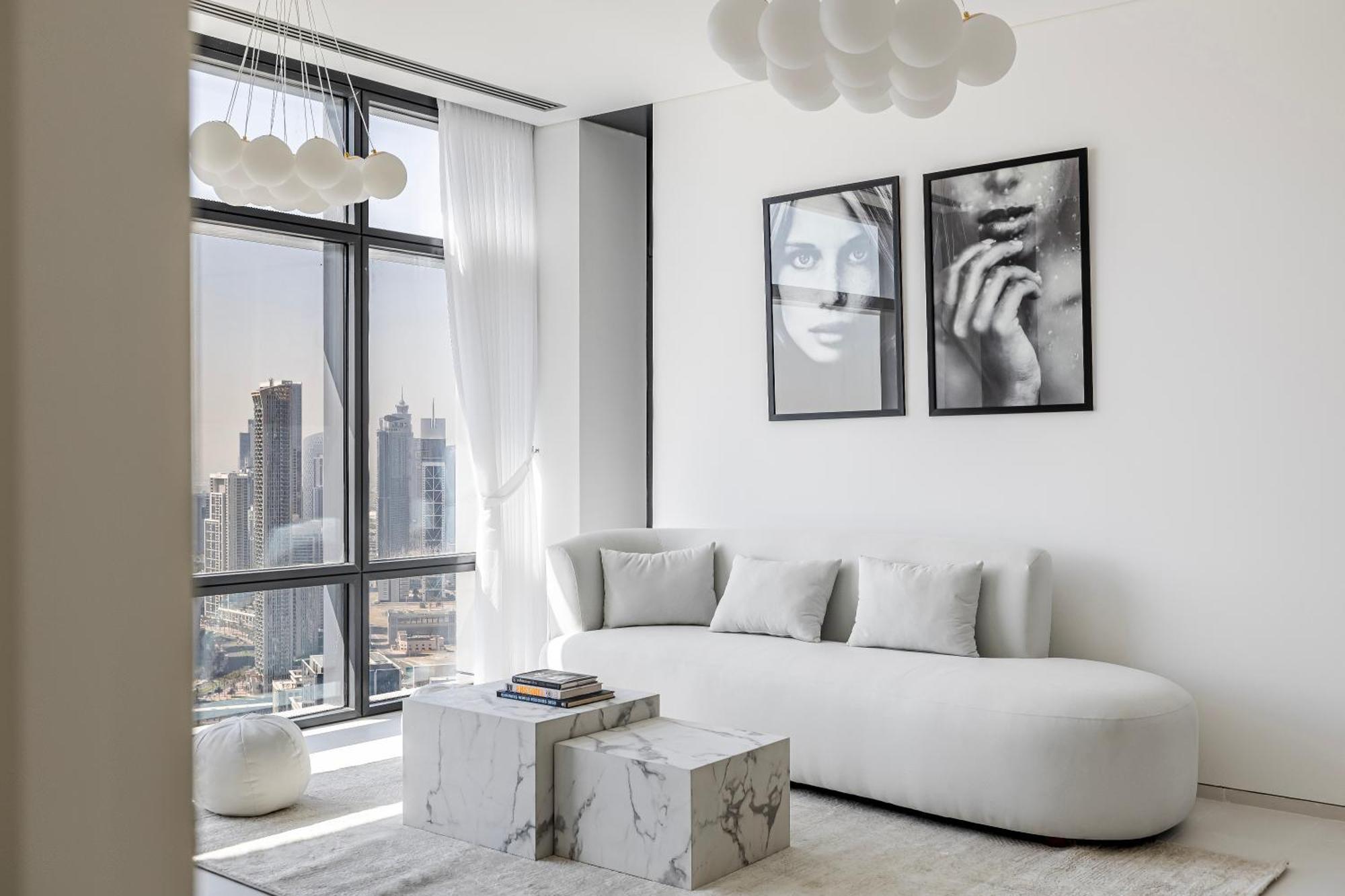 Appartement 1Br Burj Khalifa View Index Tower Difc à Dubaï Extérieur photo